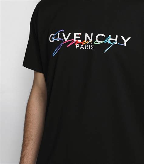 givenchy t shirt rainbow|givenchy t shirt men sale.